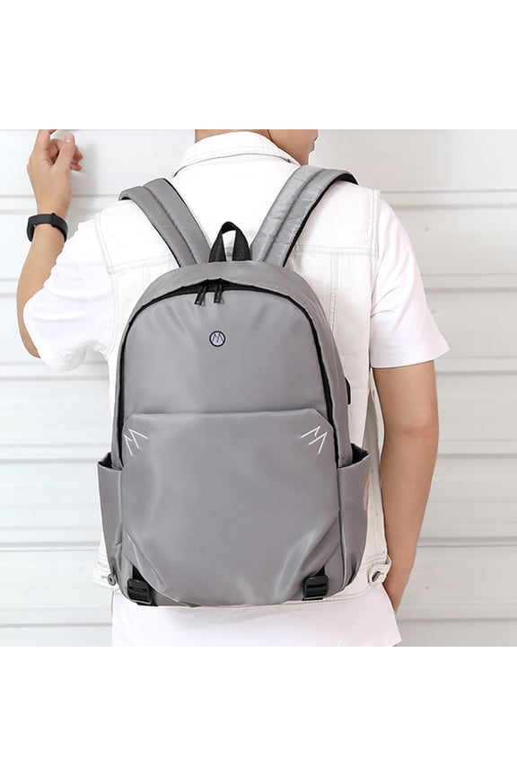 Fashionable Men's Bag With External USB Charging Smart,Black