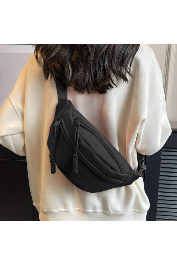 Fashionable Men's Sling Bag, Stylish Crossbody with Zipper Pockets and Adjustable Strap, Comfortable and Practical for Daily Use, Travel, and Outdoor Activities