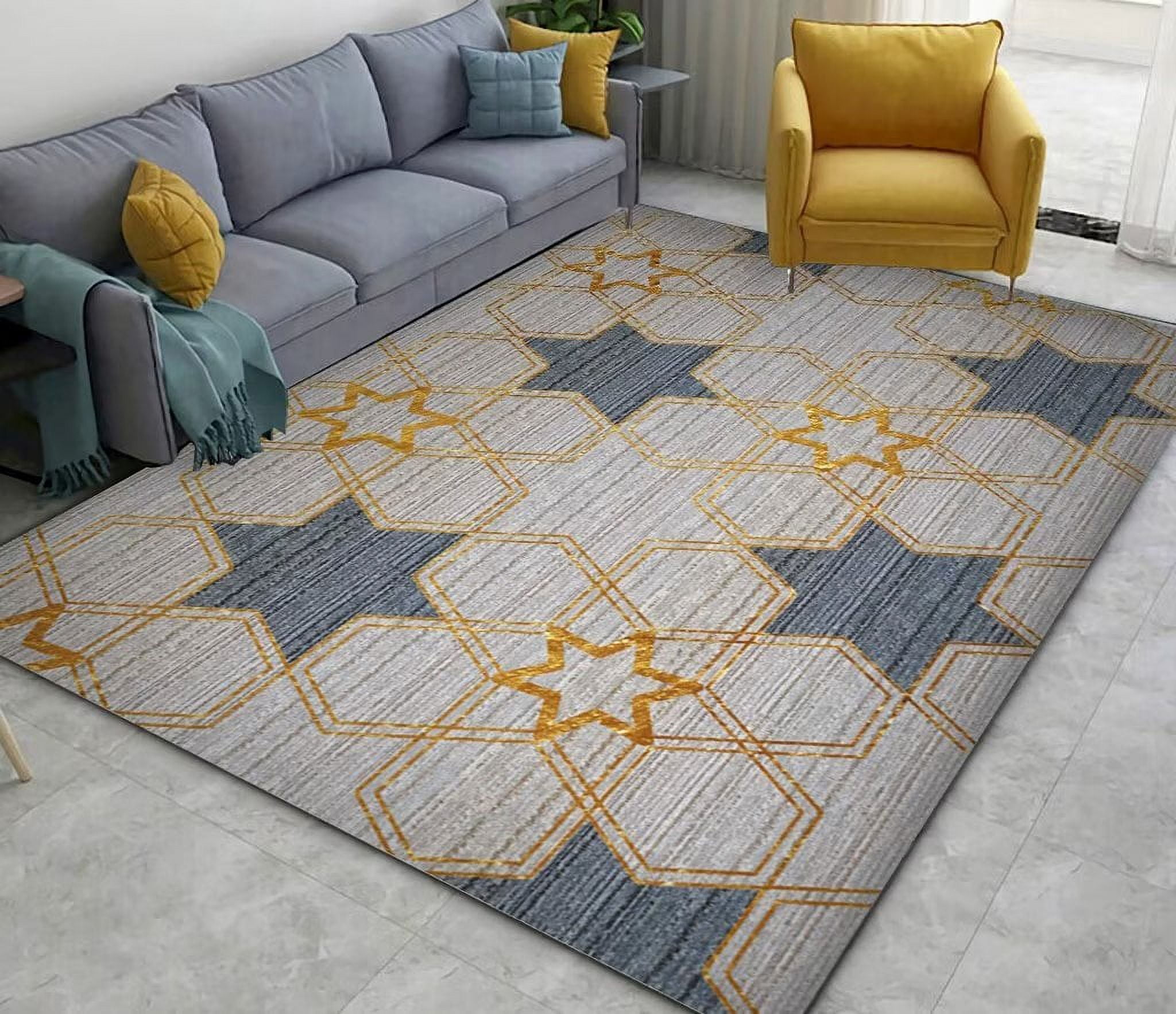 Study Rugs Fashionable Minimalist Carpets Living Room Light Luxury Geometry Large ...