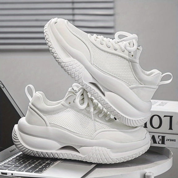 Fashionable New Men's Shoes with Breathable Mesh, Popular Men's Shoes