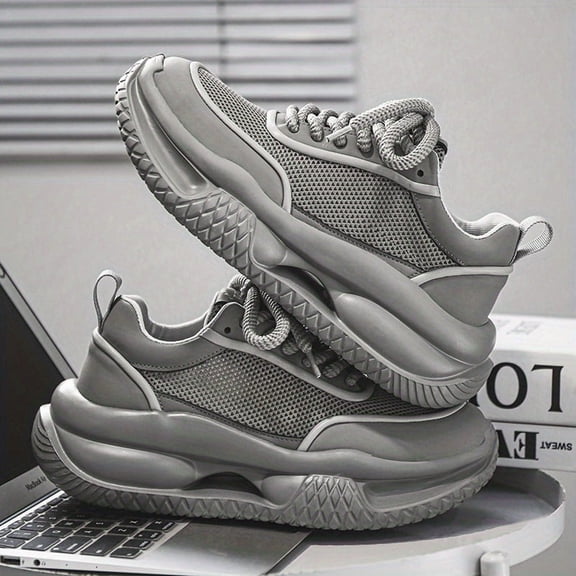 Fashionable New Men's Shoes with Breathable Mesh, Popular Men's Shoes