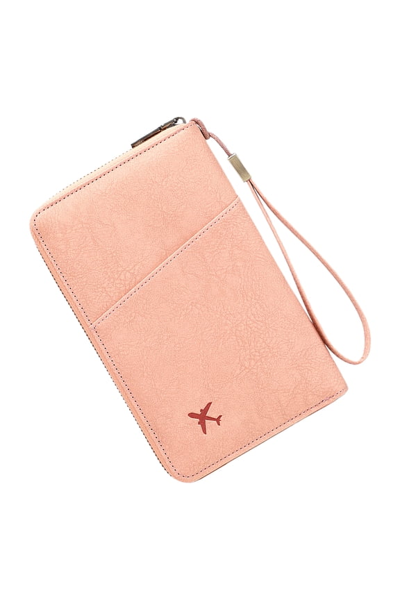 Fashionable PU Passports Holder Card Holder Organizers With Blocker Multi Section Storage And Ergonomic Design