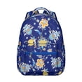 thumbnail image 1 of Fashionable Paisley Print Backpack – Excellent Paisley Gift for College, Waterproof Bookbag with Side Pocket, Trendy Backpack for Commuting, 1 of 6