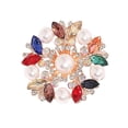 thumbnail image 1 of Fashionable Pearls Crystal Brooch Multipurpose Scarf Clip Korean Styles Jewelry Gift For Her Special Occasions, 1 of 9