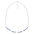 thumbnail image 1 of Fashionable Pink Crystal Beads Sterling Silver Chain Necklace, 1 of 4