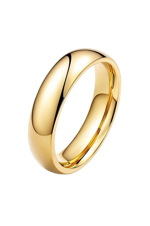 Fashionable Polished Finish Rings Minimalist Stackable Band Jewelry For Daily Wear Jewelry Rings Semi Colon Stainless Steel Ring Rings for Women Stacked Rings How to Size Your Finger for A Ring Rings
