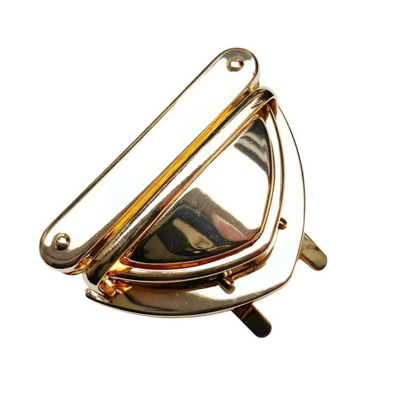 Fashionable Press Lock Clasp Heavy Duty Bag Hardware Secure Closure Multipurpose Metal Bag Clasp For Shoulder Bags