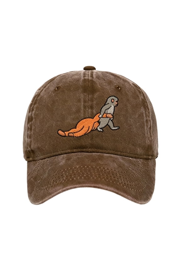 Fashionable Punch the Monkey Baseball Hat Cotton Sports Cap For Sun Protections