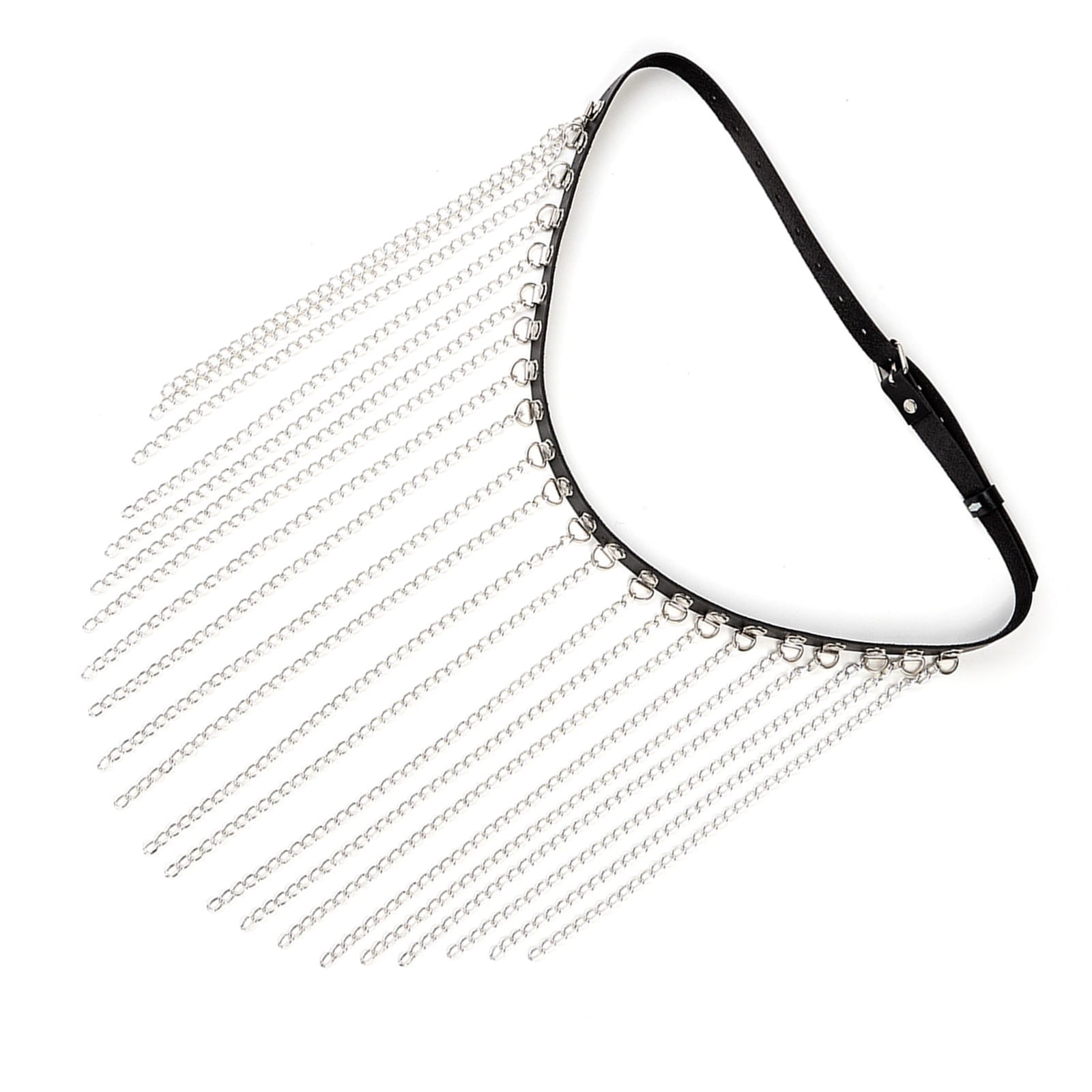 Fashionable Punk Styles PU Leather Waist Chain Belt for Female Party ...