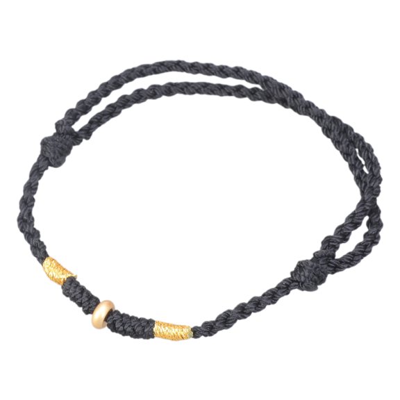 Fashionable Red Cord Hand-Woven Bangle Adjustable Good Luck Wristchain Wrist Accessories for Everyday Wear