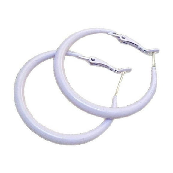 Portable Sturdy Alloy Round Earrings Jewelry Accessory for Fashionable Women Ladies Versatile for Various Occasions