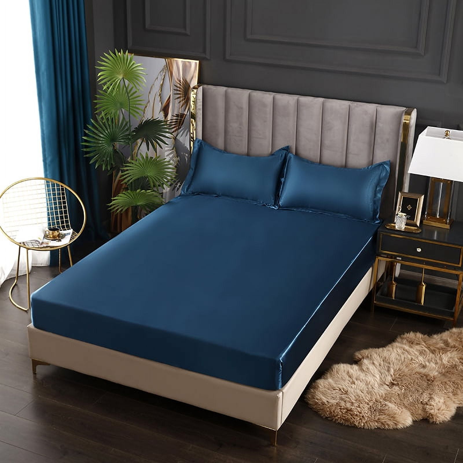 Fashionable Satin Elastic Fitted Sheet Elastic Bands For Mattress Cover