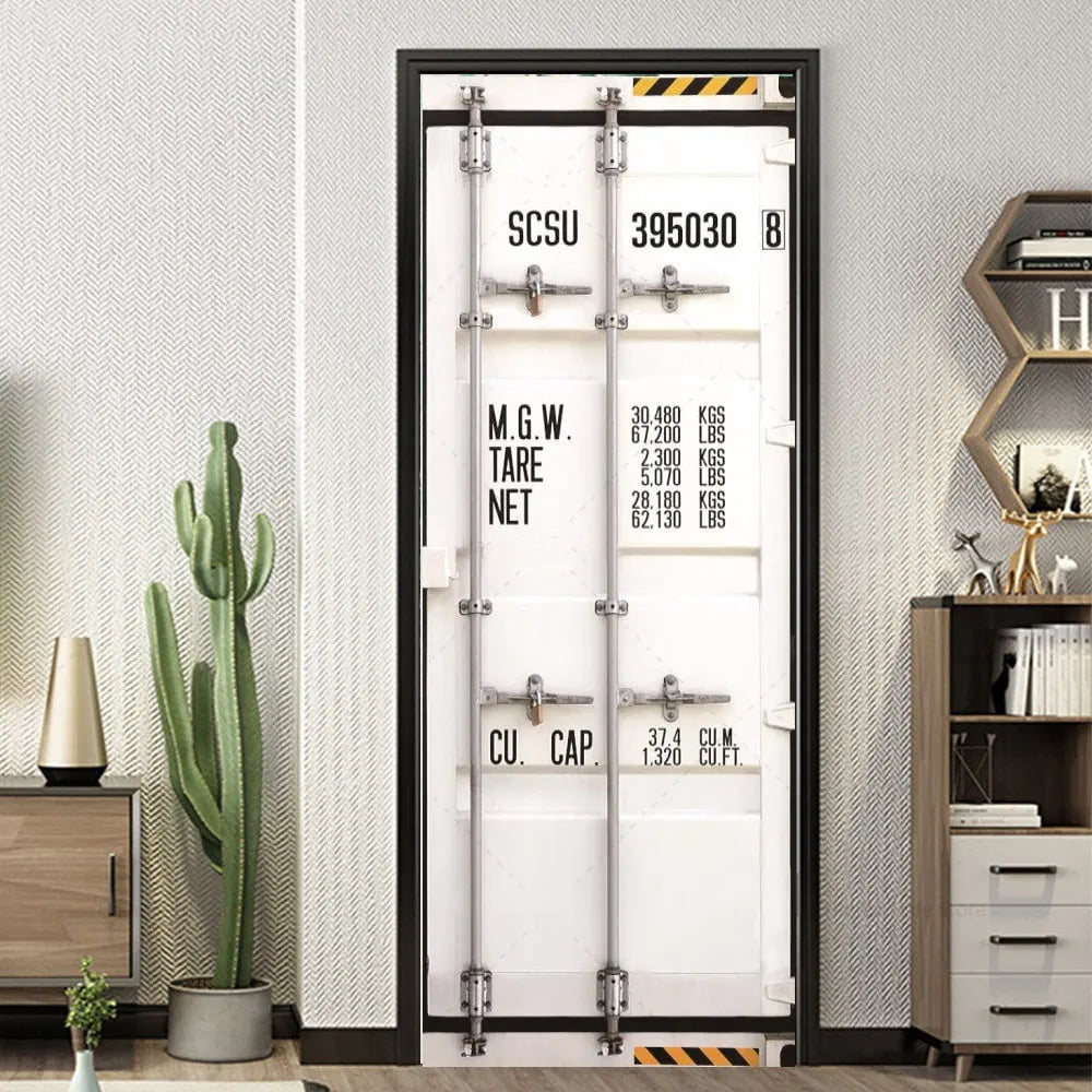 Injection Visual Room Sticker Fashionable Self Adhesive PVC Door Sticker with 3D Visual Effect ...