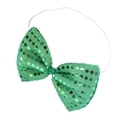 thumbnail image 1 of Fashionable Sequin Bow Tie for Men and Women Adjustable Pre Tied for St Patrick's Set Green, 1 of 6