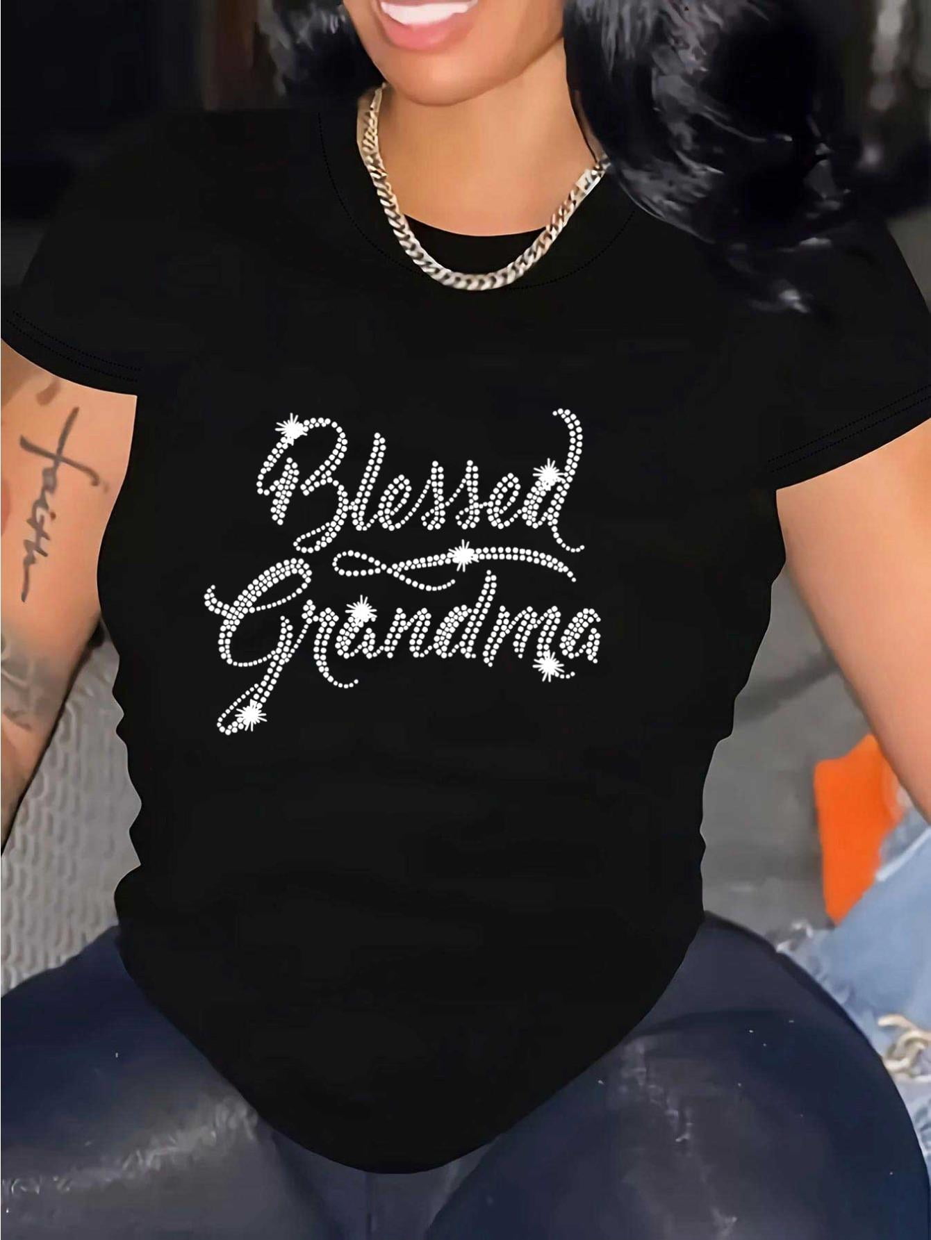 Fashion Casual Women's Printed T-shirt Short Sleeves