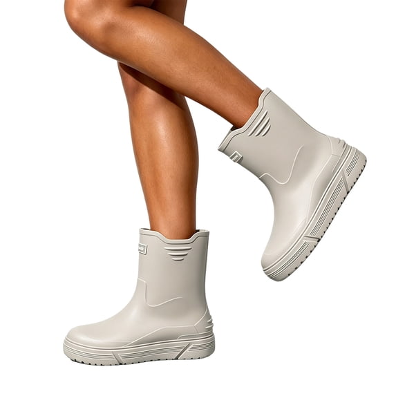 Fashionable Short Tube Rain Boots Waterproof Outdoor Soft Sole Kitchen Fishing Shoes