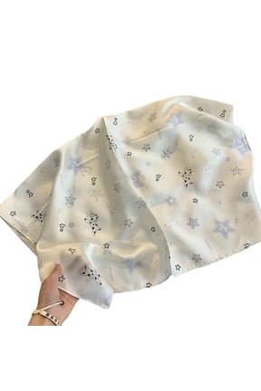 Fashionable Silk Scarf With Western Print Pattern Square Head Scarf Neckwrap For Women Men All Mathcing