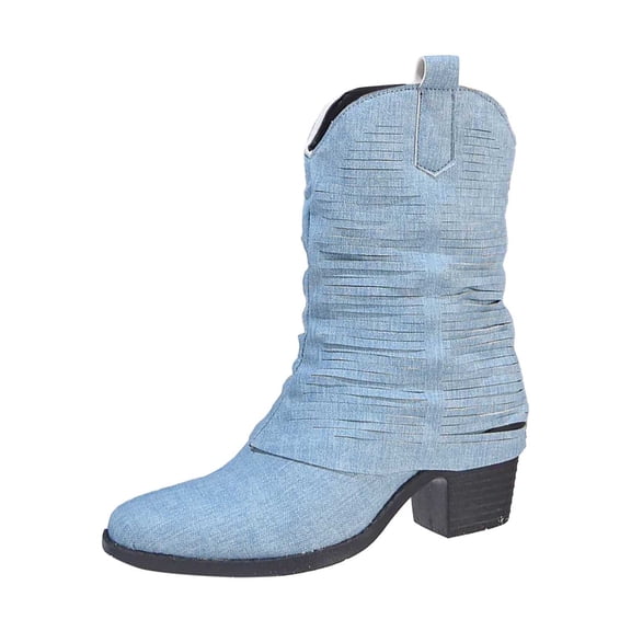 Fashionable Solid Color Canvas Ankle Boots for Women - Elegant and Comfortable Booties for Daily Casual Wear