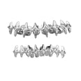 thumbnail image 1 of Fashionable Star Patterning Tooth Grills for Party Wear Easy Installation Upper and Lower Set Suitable for Hip Hop Fan, 1 of 8