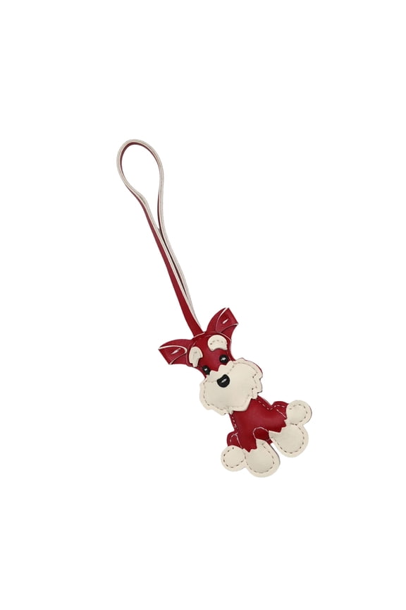 Fashionable Sturdy Schnauzer Dog Keychain Charm Pendant for Personalize Elegant Styles and Fashion Statement Pieces