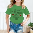 thumbnail image 1 of Fashionable Summer Tee for Girls Cute Printed Round Neck Loose Fit Casual Short Sleeve Top Short Sleeve Shirt for Girls Tees Kids Tshirts Clothes Summer Tops T-Shirt, 1 of 3