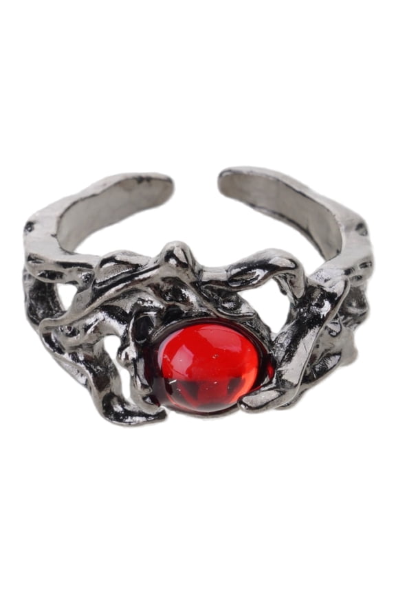 Fashionable Sun/Moons Themed Rings with Liquid Shines Unique Adjustable Fit Finger Couple Accessory
