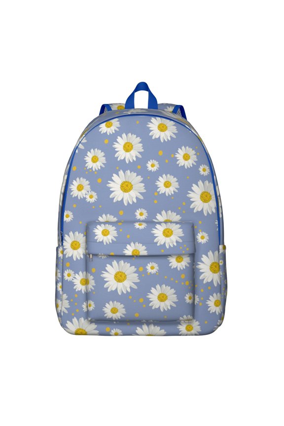Fashionable Sunflower Floral Backpack Gift for College School, Oversized Bookbag with Laptop Sleeve, Tough Unisex Backpack for Commuting Travel