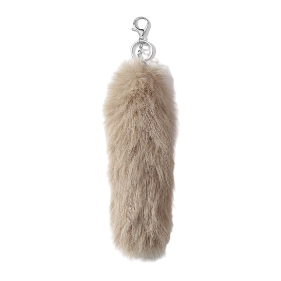 Fashionable Tail Keychain Bag Pendant Soft Touch Faux Hair Tail Keychain Bag Accessory For Fashion Enthusiasts
