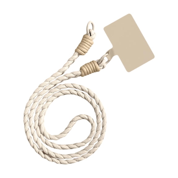 Fashionable Three Line Braid Phone Cord Strong Polyester Smartphone Lanyard Ergonomic Phone Strap for Devices & Bags