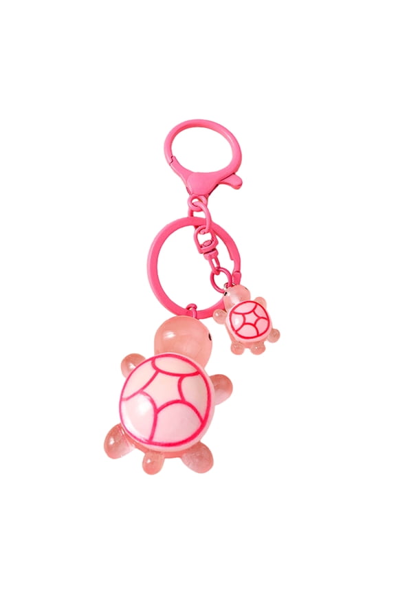 Fashionable Turtles Key Charm Shape Keyring Tortoise Key Holder Women Bag Ornament Stylish Handbag Decoration