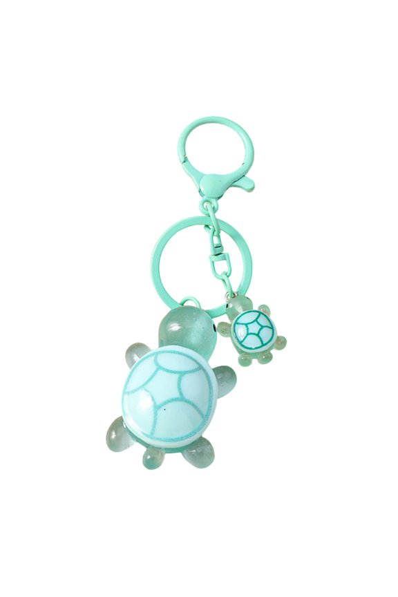 Fashionable Turtles Key Charm Shape Keyring Tortoise Key Holder Women Bag Ornament Stylish Handbag Decoration