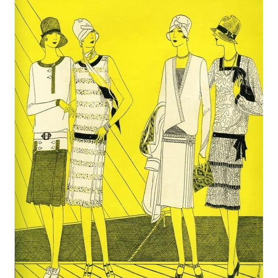 Fashionable Women 1927 Poster Print By Mary Evans Picture Librarypeter & Dawn Cope Collection
