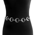 thumbnail image 1 of Fashionable Women Metal Waist Chain Sun/Moon Detail Belly Chain Adjustable Belt Wearable Jewelry for Dress Outfits, 1 of 10