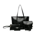 thumbnail image 1 of Fashionable Women's 4-Piece Bag Set - Retro Large Capacity Handbag & Shoulder Bag Combo, 1 of 9