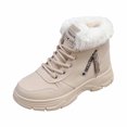thumbnail image 1 of Fashionable Women's Boots with Thermal Insulation and Platform Sole for Outdoor Activities and Hiking, 1 of 9