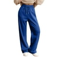 thumbnail image 1 of Fashionable Women's Casual And Comfortable Sweatpants,Royal Blue L, 1 of 4