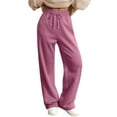 thumbnail image 1 of Fashionable Women's Casual And Comfortable Sweatpants,Vermilion 2XL, 1 of 4
