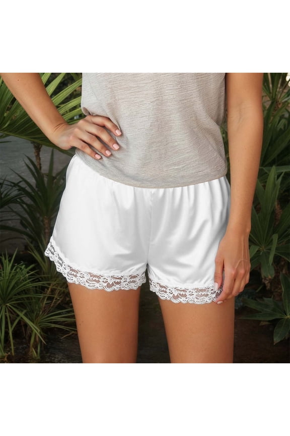 Fashionable Women’s Casual Trousers with Subtle Lace Trim for Daily Wear Stylish Comfort Modern Everyday Pants