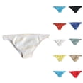 thumbnail image 1 of Fashionable Women's Handmade Solid Color Briefs Beach Bikini Bottoms Womens Underware, 1 of 3