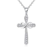 Fashionable Womens Necklace,Cross Pendant, Simple and Fashionable Womens Necklace,Simple Trendy Cute Jewelry Gift
