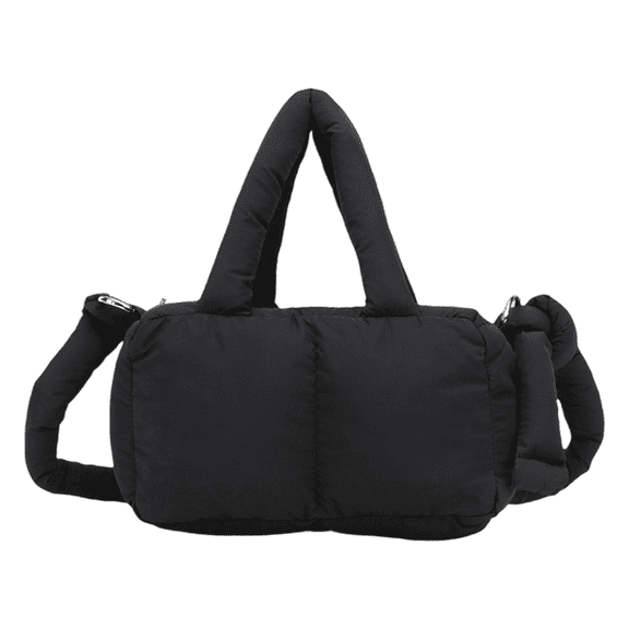 Fashionable Women's Puffer Bag Quilted Handbag Soft Shoulder and Crossbody Styles Satchel Purse for Travel or Work