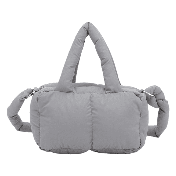 Fashionable Women's Puffer Bag Quilted Handbag Soft Shoulder and Crossbody Styles Satchel Purse for Travel or Work