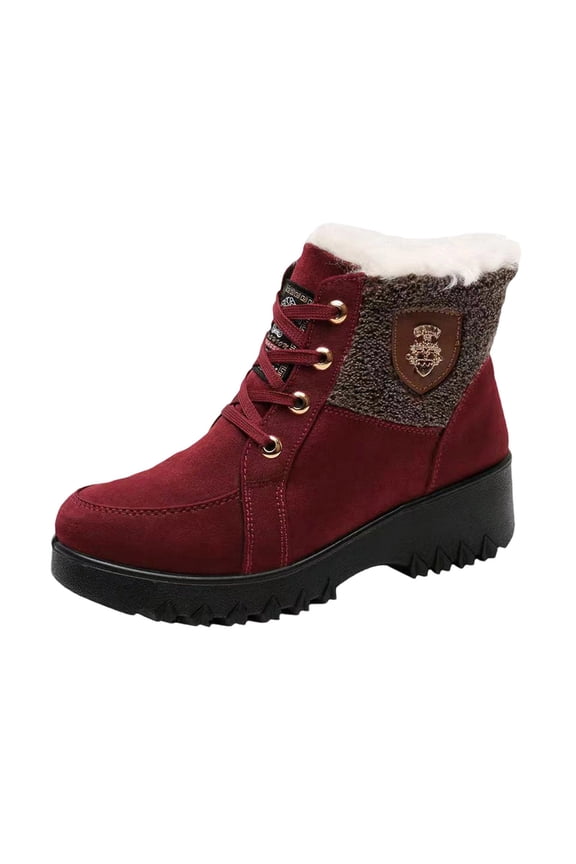 Fashionable Women's Snow Boots Casual Warm Thick Trendy Footwear for Fall Winter Outdoor and Leisure Use