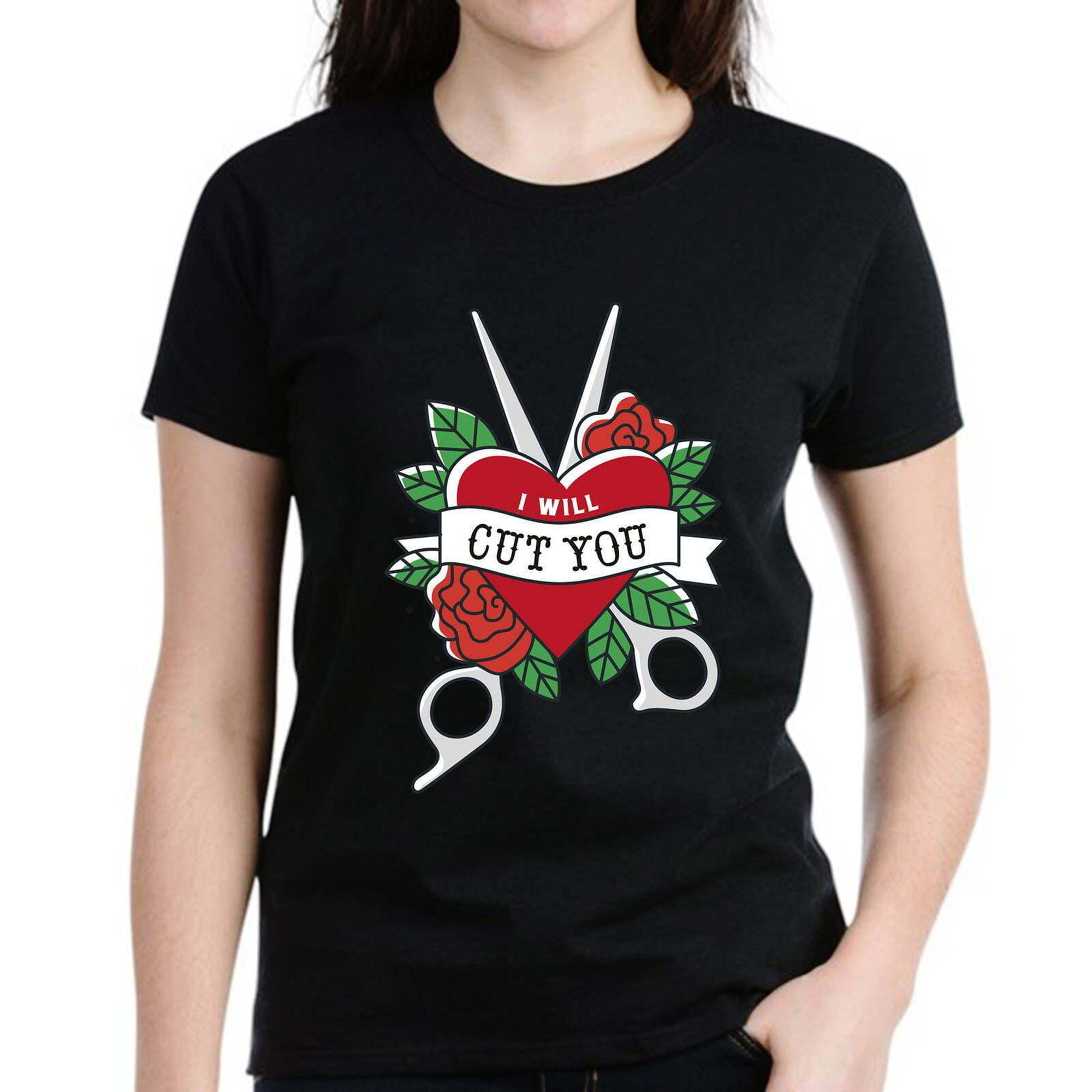 Fashionable Women's T-Shirt: Edgy Hairstyle Tee for Ultimate Comfort ...