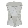 thumbnail image 1 of Benzara Fashionable Wood Mirrored Accent Table, 1 of 1