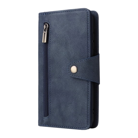 Fashionable Zip Wallet Case - Samsung ForS24 Card Holder & Wrist Strap