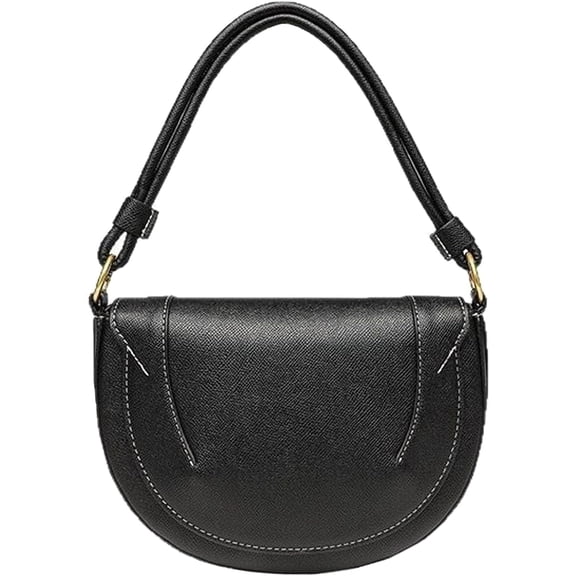 Fashionable and casual hand-held saddle bag, versatile for commuting, single shoulder crossbody bag