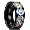 thumbnail image 1 of Fashionable steam punk gear men's alloy ring with - perfect for rock and punk,11, 1 of 10