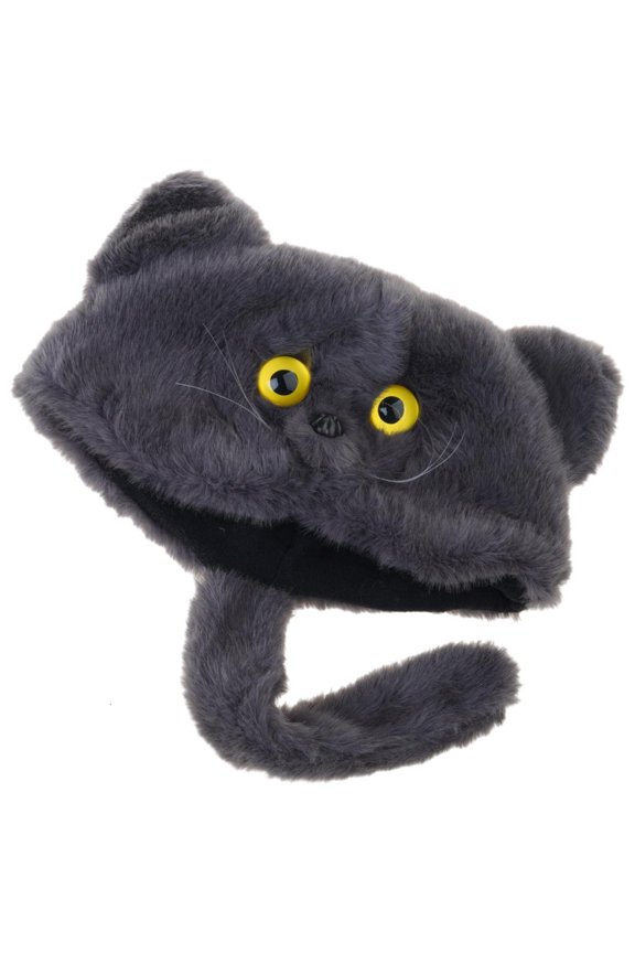 FashionableFur--Plush Hat With Windproof Design Cartoon Cats Ear Fleece Beanies