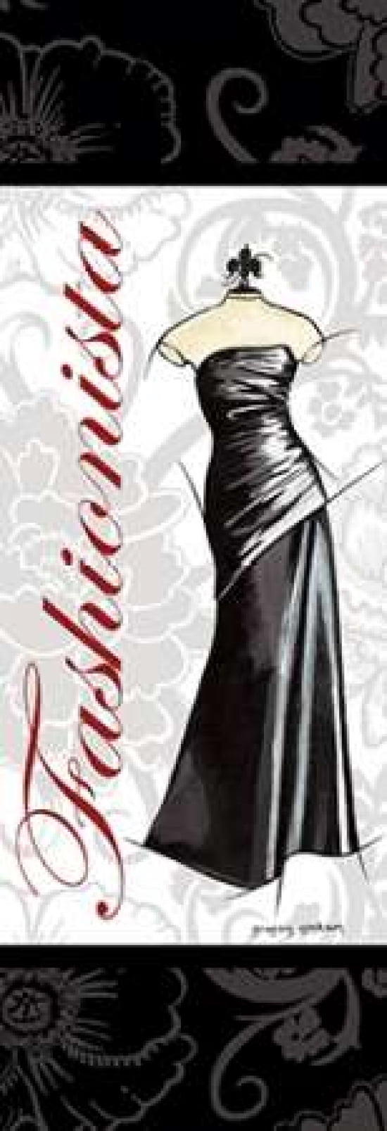 Fashionista Canvas Art - Gregory Gorham (8 x 24)